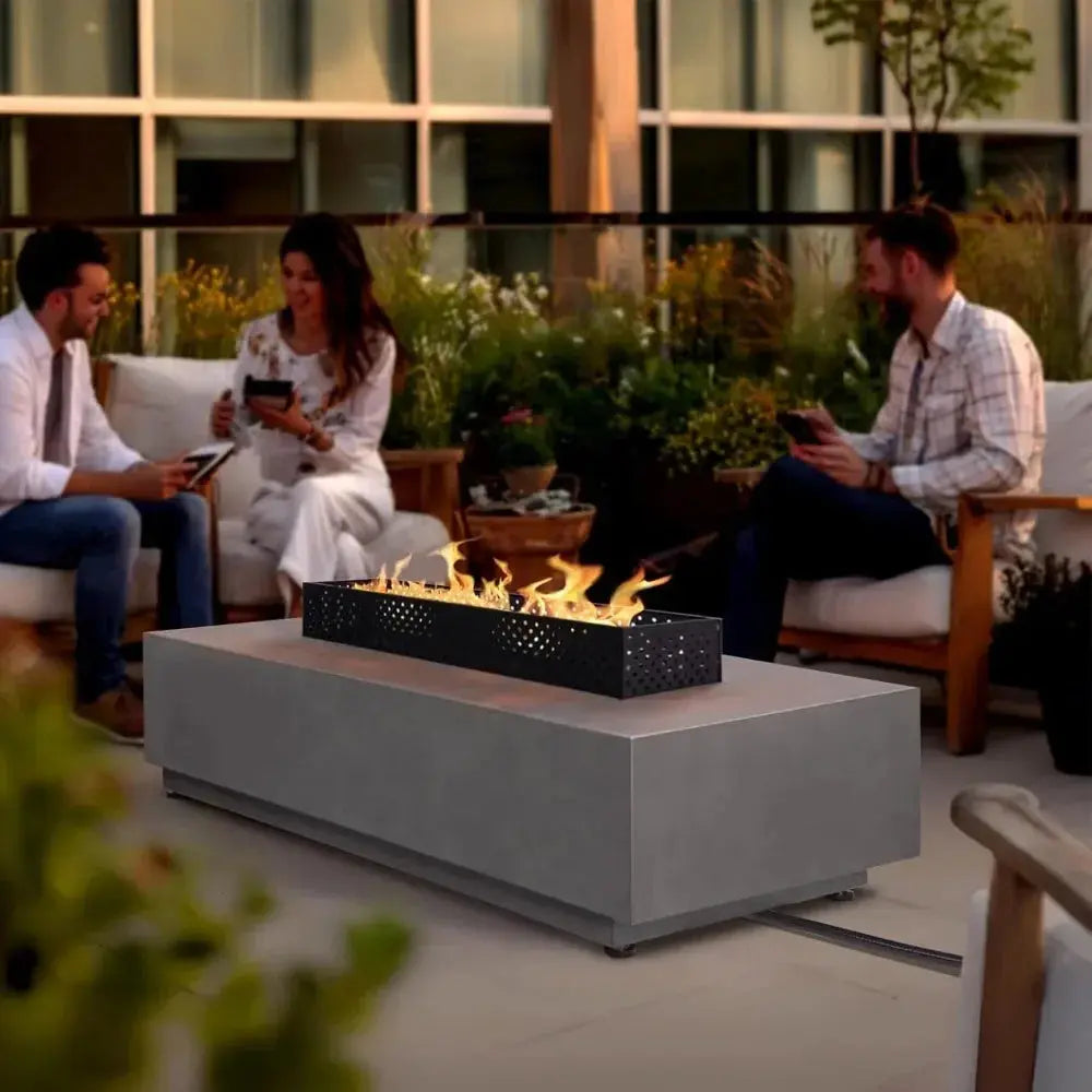 The Table That Brings Everyone Together — 48" 3-in-1 Propane Fire Pit Table with Griddle & 50,000 BTU comfydesigners