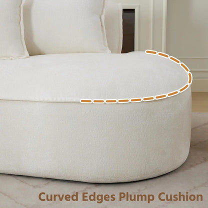 Oversized L-Shaped Boneless Sectional Sofa