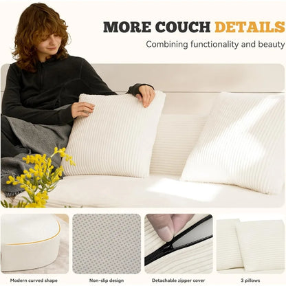 Oversized Modular Cloud Sectional Sofa