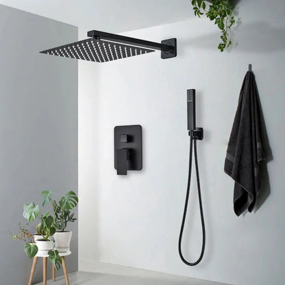 Concealed Wall Mounted Rainfall Shower Kit comfydesigners