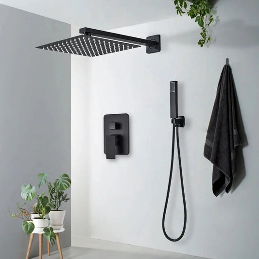 Concealed Wall Mounted Rainfall Shower Kit comfydesigners