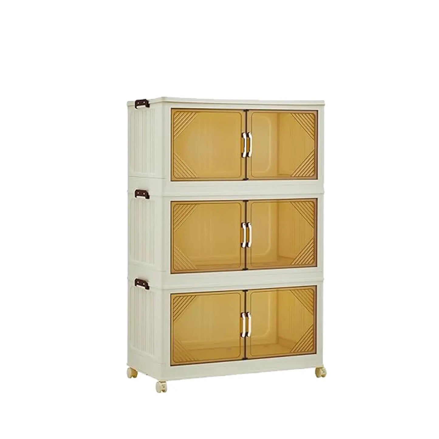 Stack It. Access It. Fold It Away. — Large Capacity Stackable Collapsible Storage Bins, 3 to 5 Tiers comfydesigners