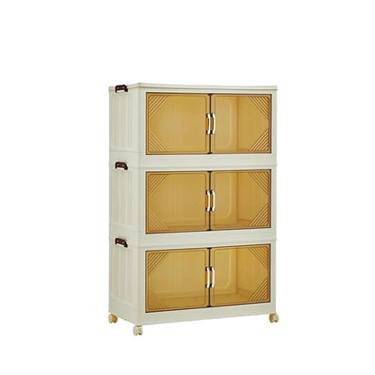 Stack It. Access It. Fold It Away. — Large Capacity Stackable Collapsible Storage Bins, 3 to 5 Tiers comfydesigners