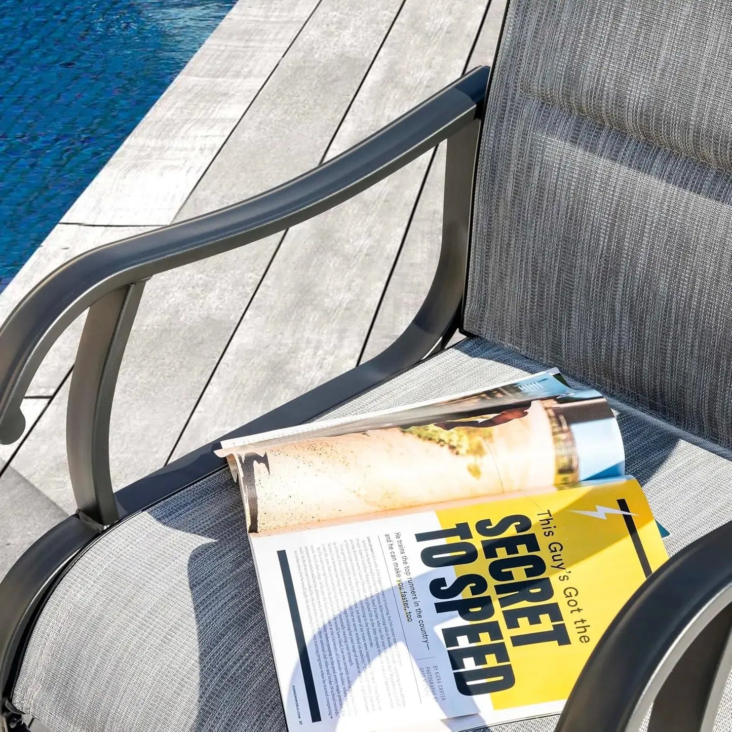Sit Back. Spring Forward. — Set of 2 Outdoor High-Back Spring Motion Textilene Patio Chairs comfydesigners