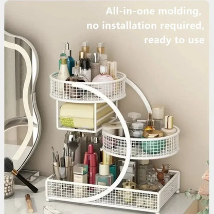 Your Makeup Deserves a Home That Isn’t the Bottom of Your Bag — 2 & 3-Layer Cosmetic Organizer Rack comfydesigners