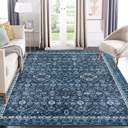 Washable, Non-Slip, Stain & Water Resistant Moroccan Rug comfydesigners