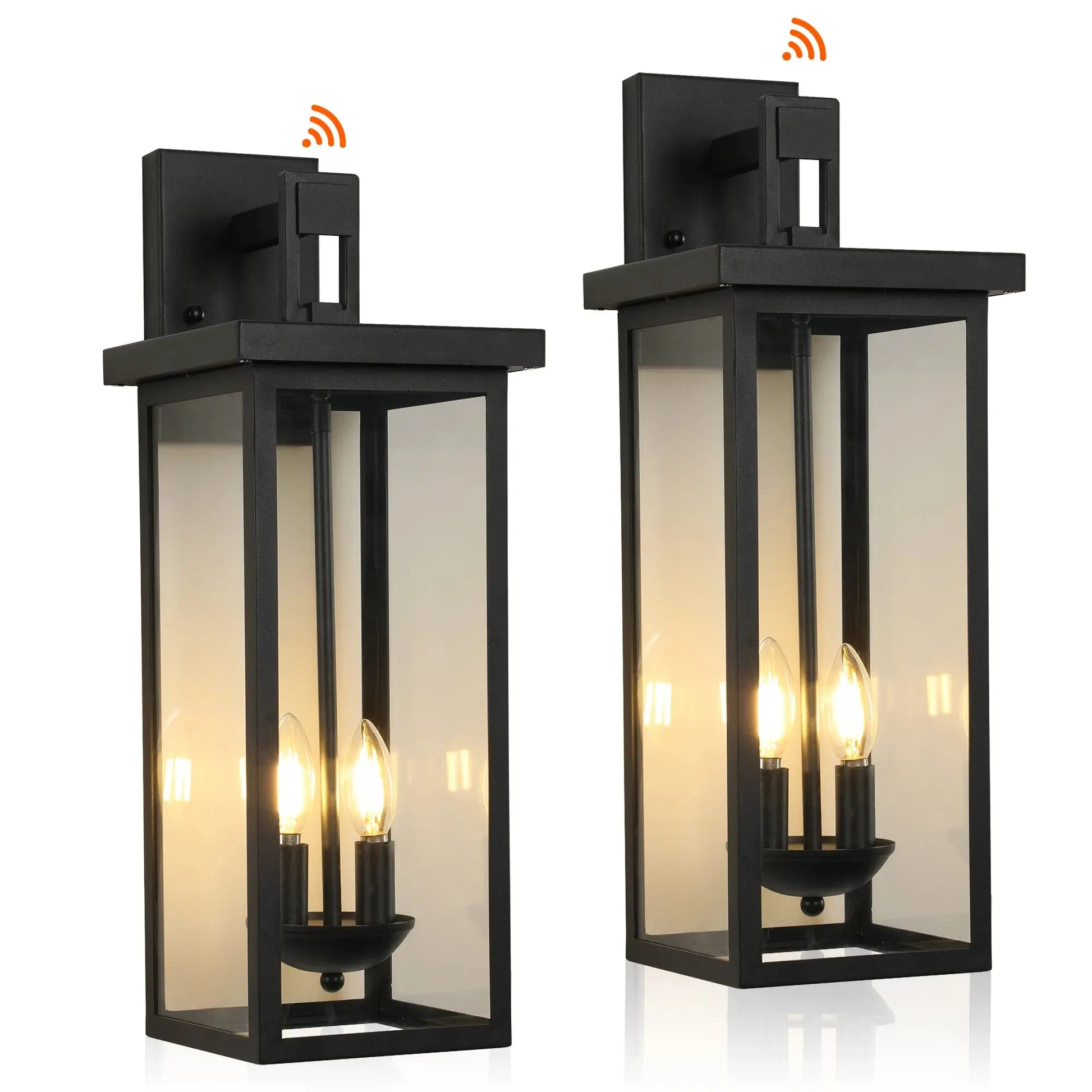 Weatherproof Outdoor Wall Lantern with Dusk to Dawn Sensor comfydesigners