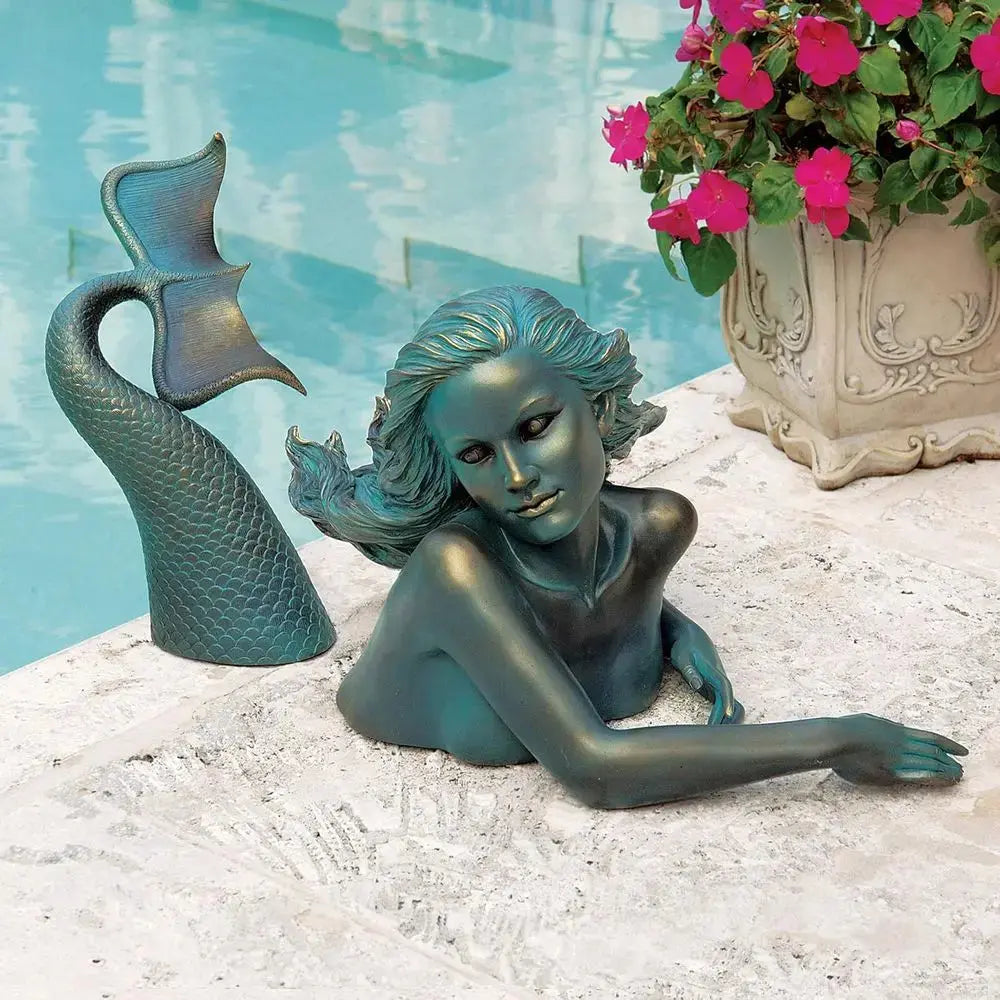 Meara the Mermaid Swimmer Indoor/Outdoor Garden Statue comfydesigners