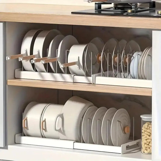 Expandable Under Cabinet Kitchen Organizer comfydesigners
