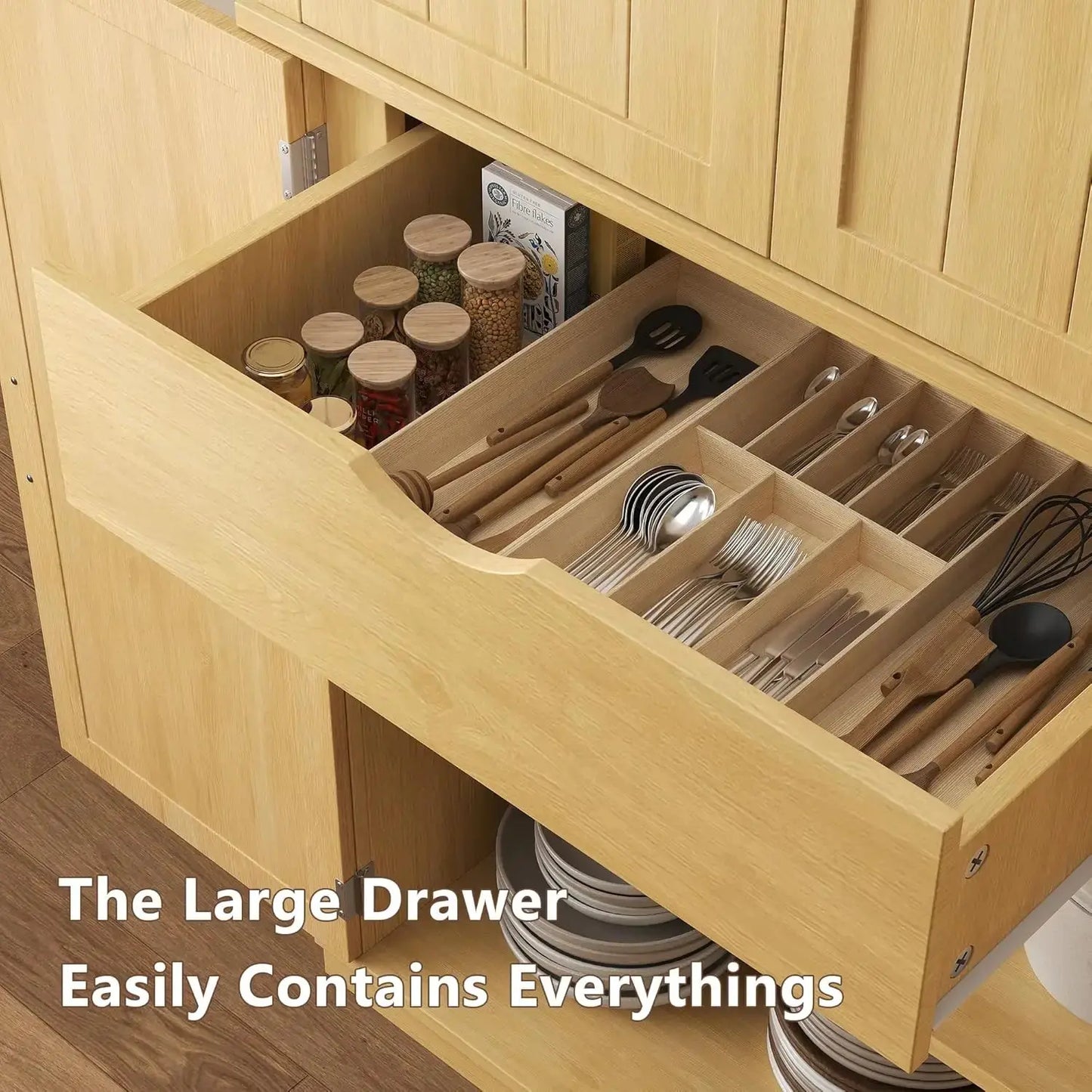 Farmhouse Storage Cabinet with Arched Doors comfydesigners
