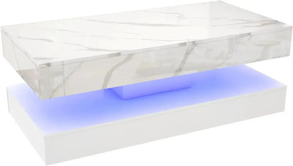 Stylish Coffee Table with LED lights comfydesigners