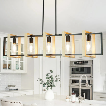 Farmhouse Style Dimmable Chandelier comfydesigners