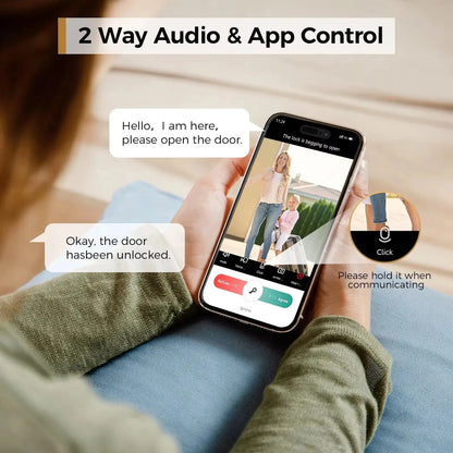 ARPHA Smart Lock D289H Smart WiFi Keyless Door Lock with Camera 5 in 1 Camera Fingerprint Entry App-Controlled Auto-Lock System comfydesigners
