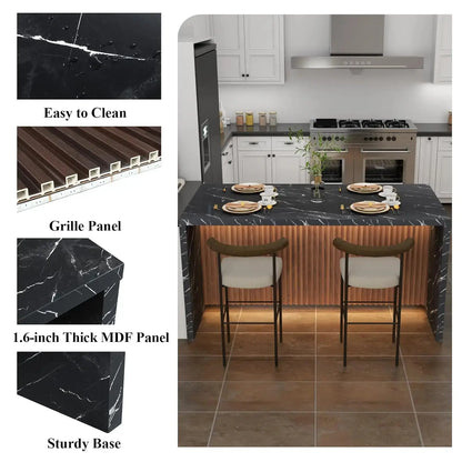 Faux Marble Dining Table comfydesigners