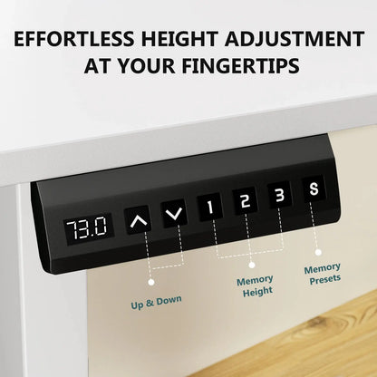 Ergonomic Height Adjustable Electric Standing Desk comfydesigners