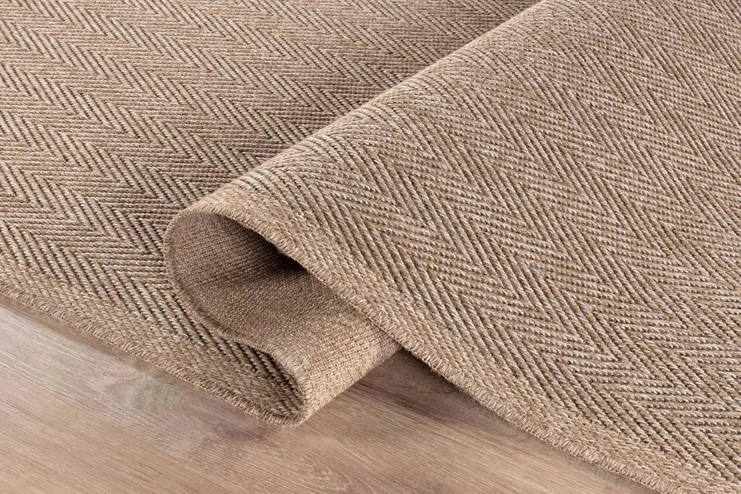 Natural Fiber Area Rug, Herringbone Seagrass Design comfydesigners