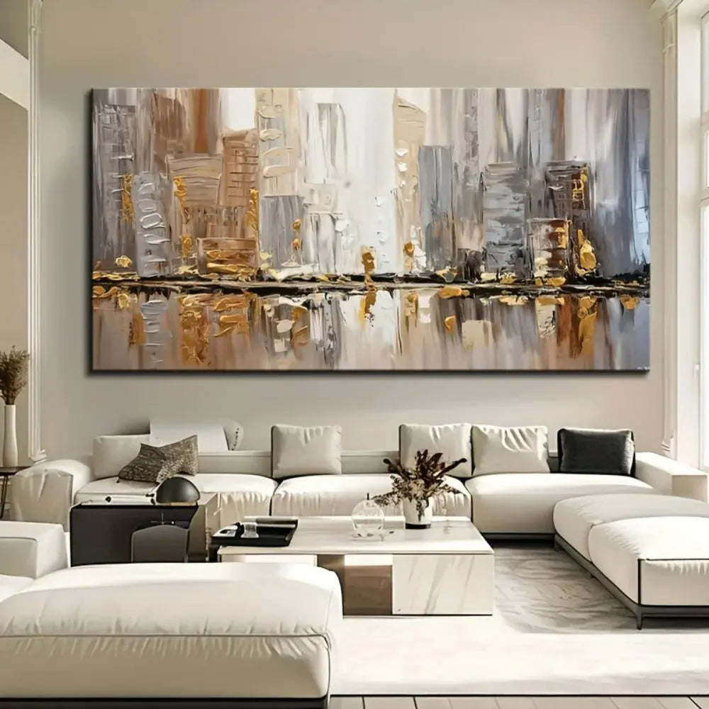 Large Modern Abstract Oil Painting comfydesigners
