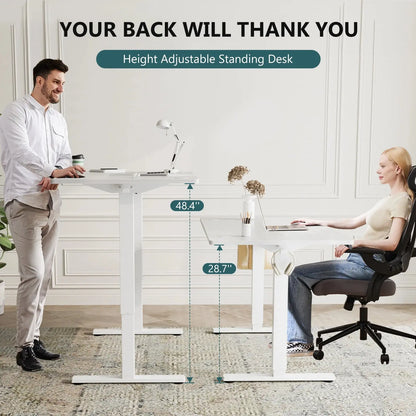 Ergonomic Height Adjustable Electric Standing Desk comfydesigners
