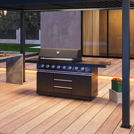 8-Burner Outdoor BBQ Island Grill comfydesigners