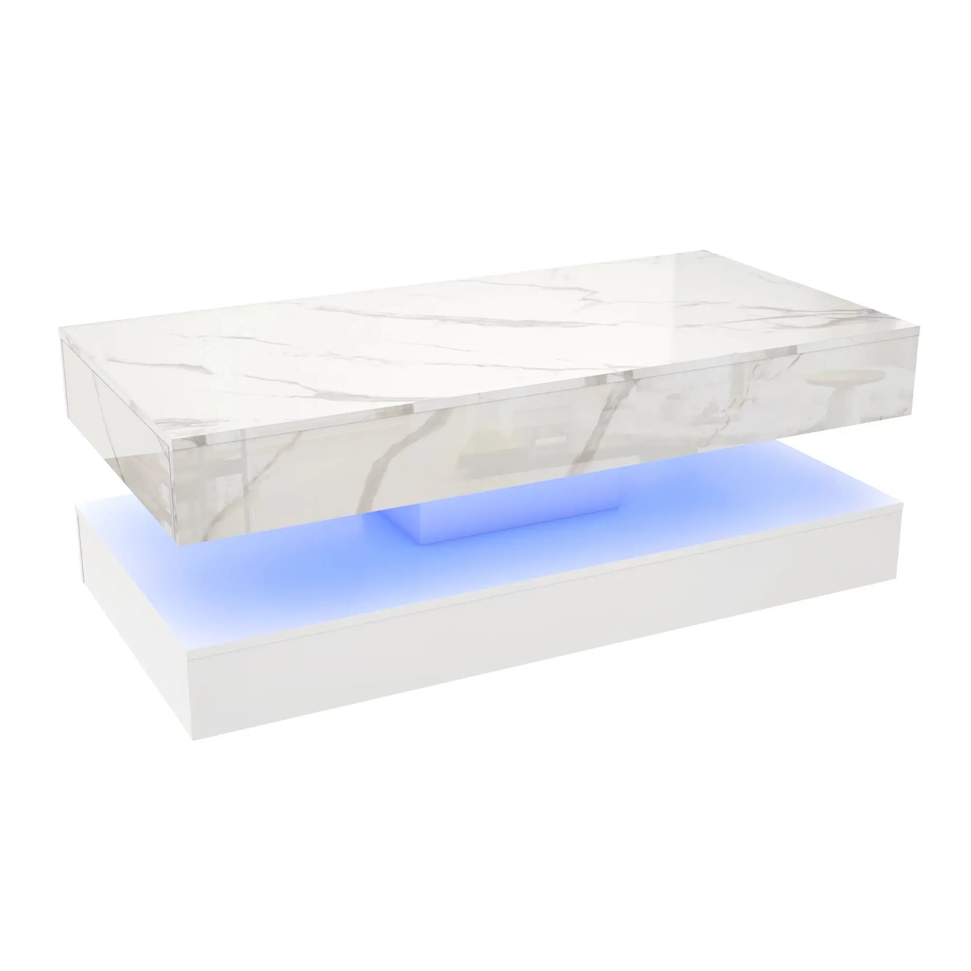Stylish Coffee Table with LED lights comfydesigners