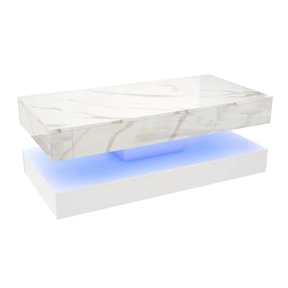 Stylish Coffee Table with LED lights comfydesigners