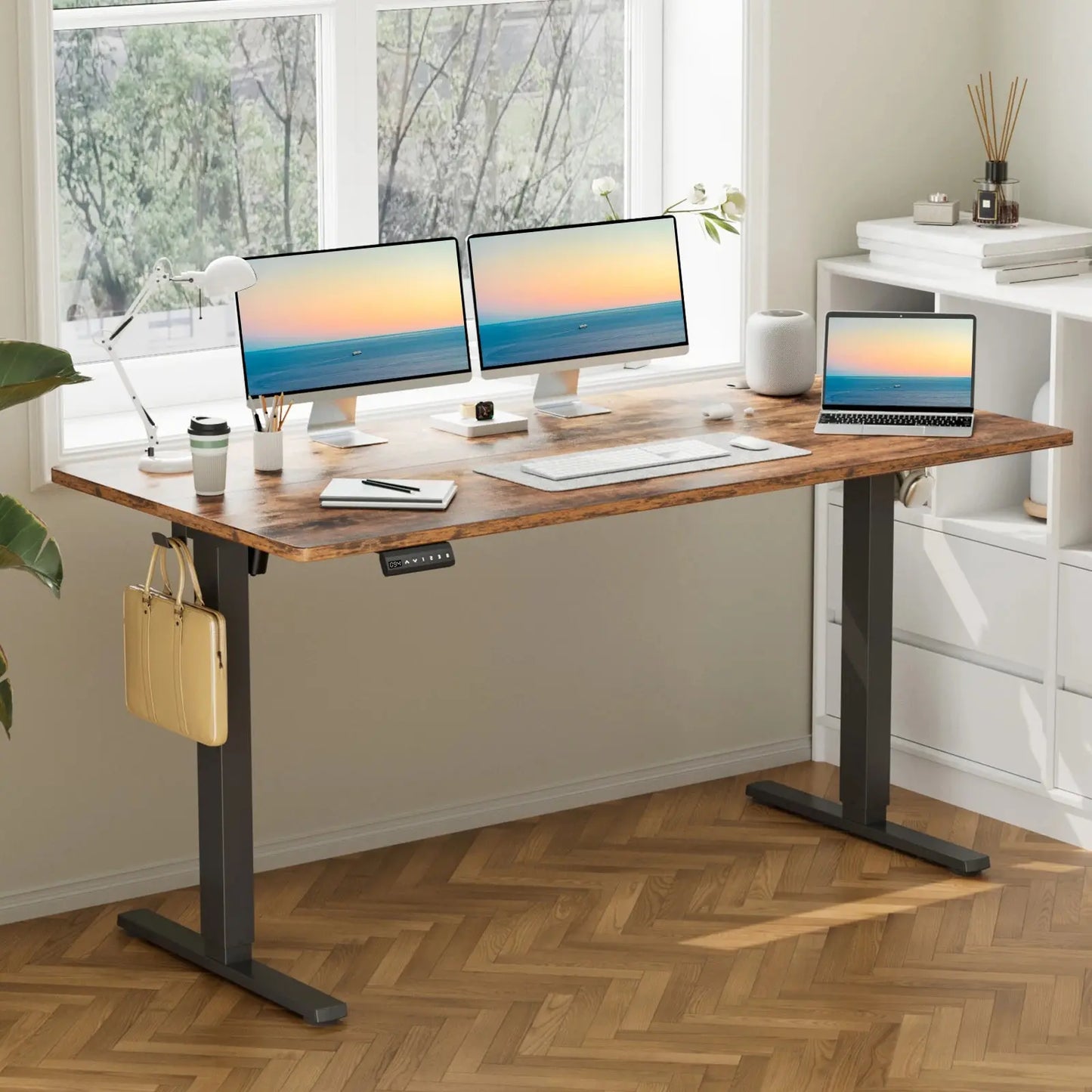 Ergonomic Height Adjustable Electric Standing Desk comfydesigners