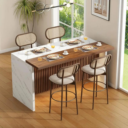 Faux Marble Dining Table comfydesigners