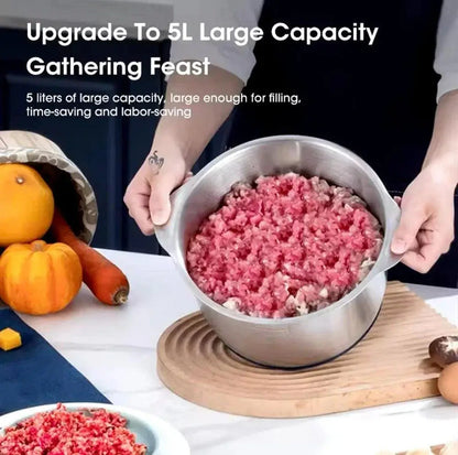 5L Electric Meat Grinder, Vegetable Slicer, Chopper comfydesigners