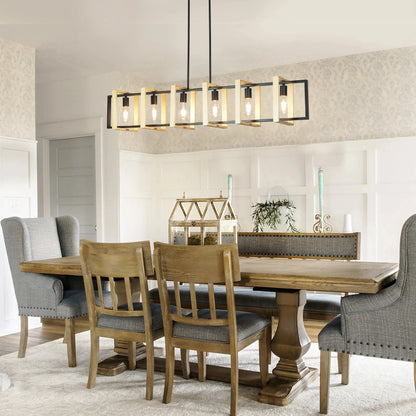 Farmhouse Style Dimmable Chandelier comfydesigners