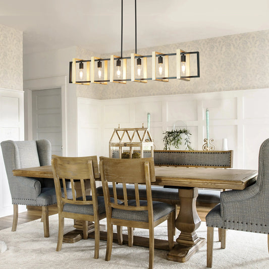 Farmhouse Style Dimmable Chandelier comfydesigners