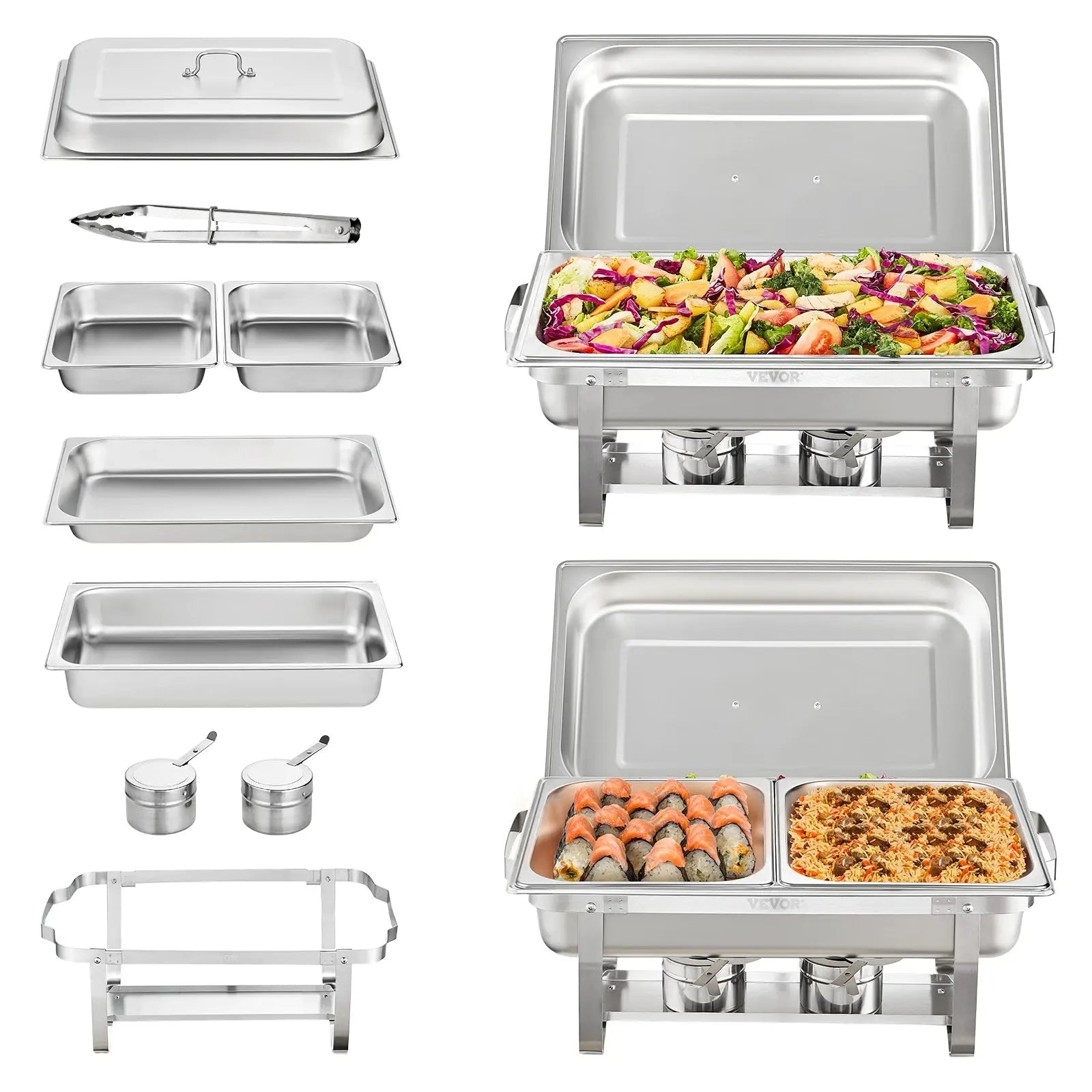 8QT Rectangle Chafing Dish comfydesigners