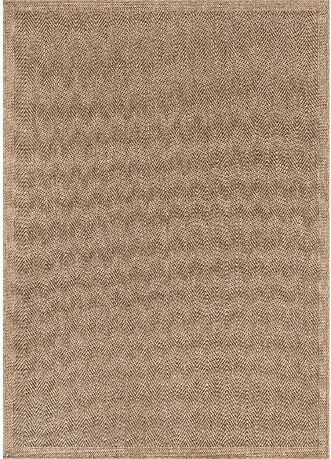 Natural Fiber Area Rug, Herringbone Seagrass Design comfydesigners