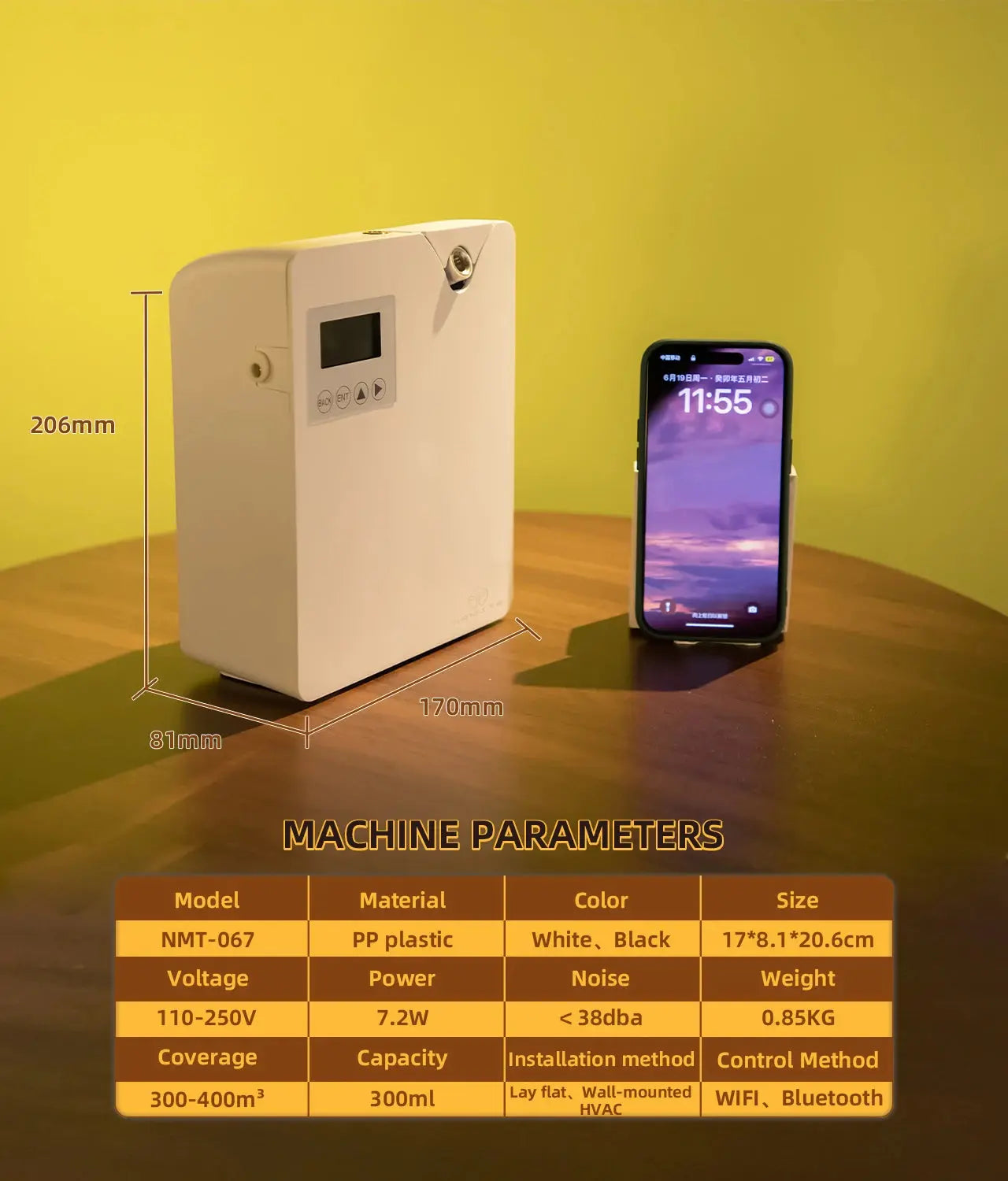 Smart WiFi Aroma Diffuser & Air Purifier comfydesigners