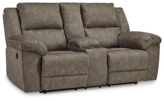 Laresview Double Reclining Loveseat with Console