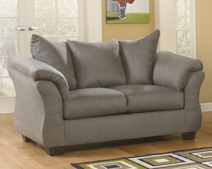 Darcy Modern Flared Pillow-Top Loveseat