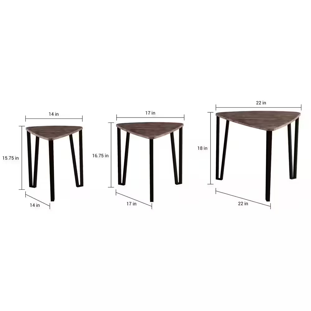 Cozy Nesting End Tables, Set of 3