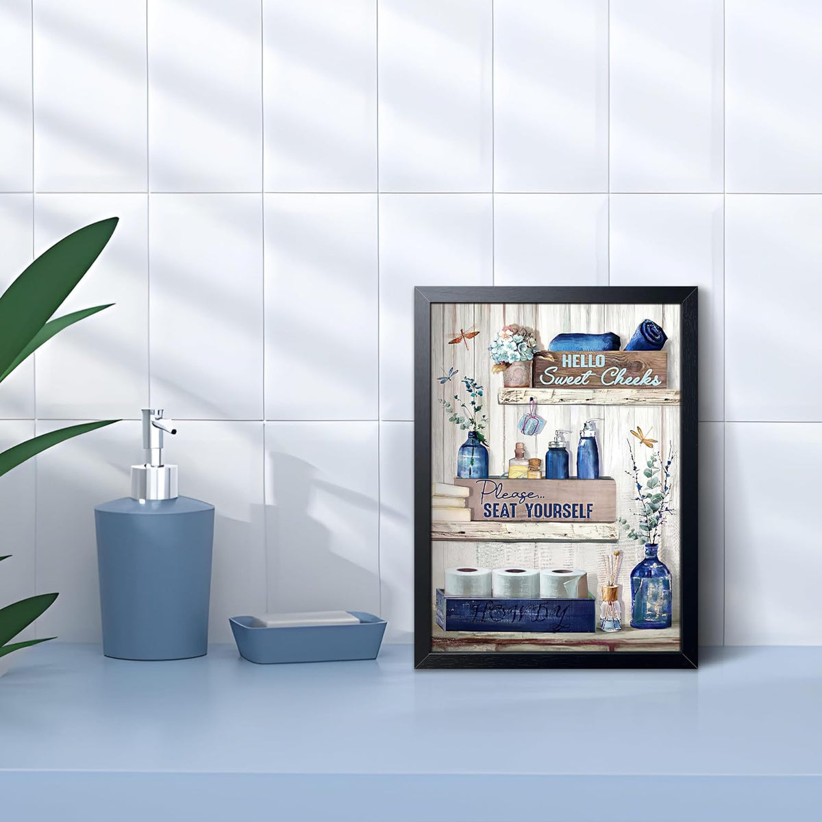 "Please Seat Yourself" Framed Wall Art, 8x10