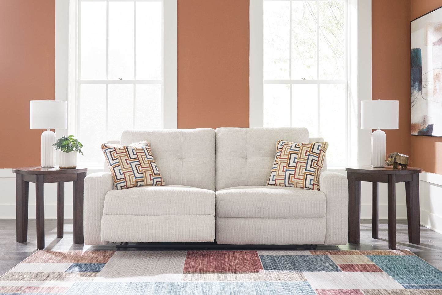 Danum Tufted 2-Seat Pull-Tab Reclining Sofa