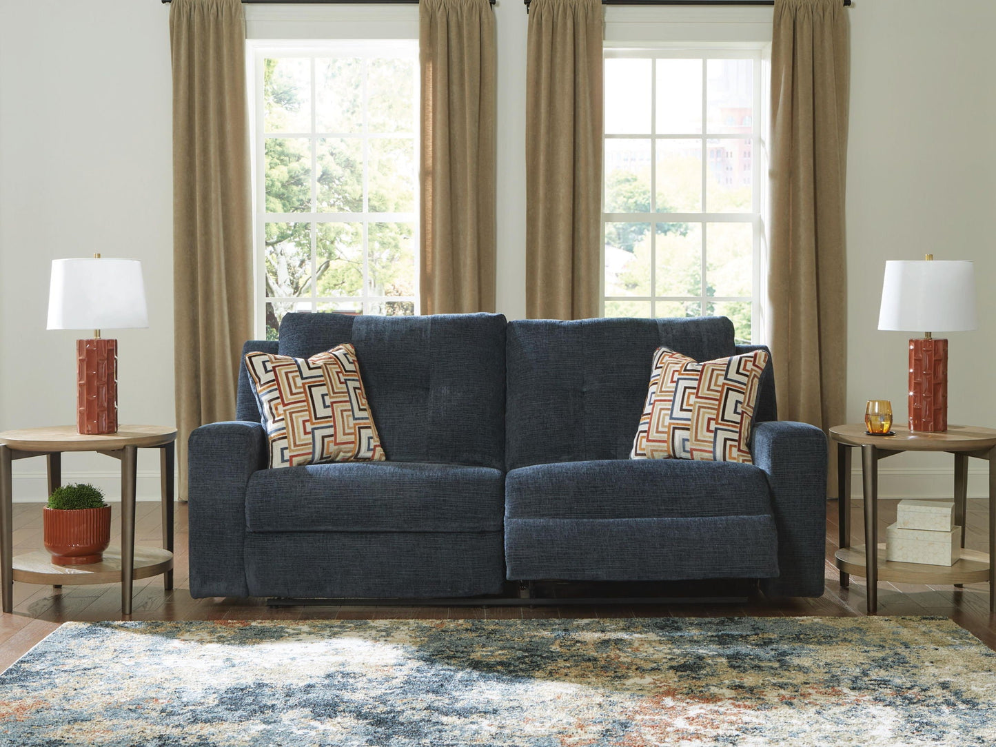 Danum Tufted 2-Seat Pull-Tab Reclining Sofa