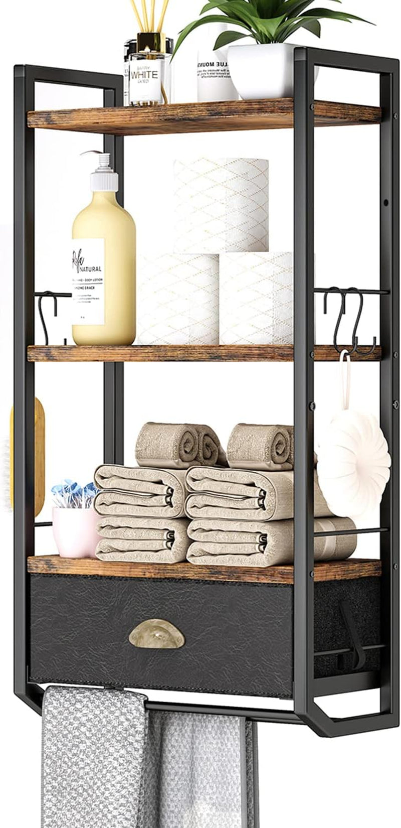 3-Tier Wall Mounted Bathroom Shelf