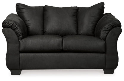Darcy Modern Flared Pillow-Top Loveseat