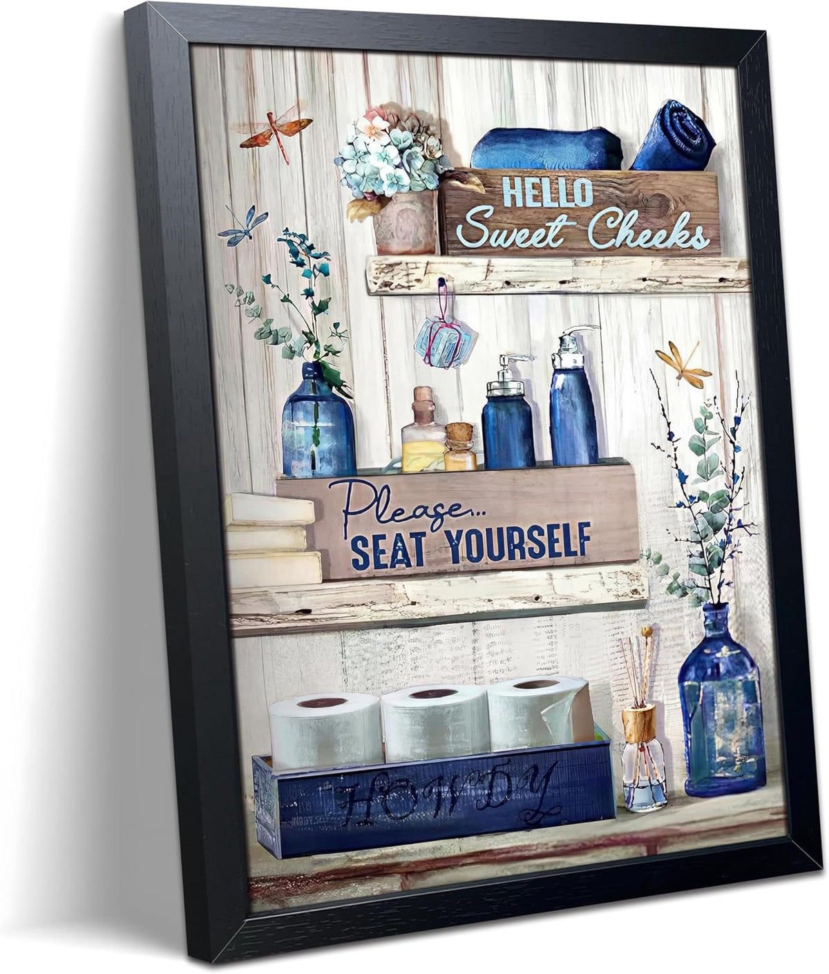 "Please Seat Yourself" Framed Wall Art, 8x10