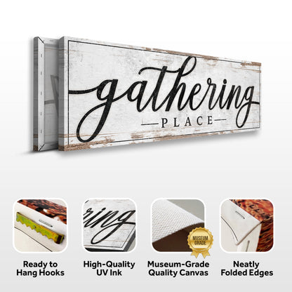 Gathering Place Kitchen Canvas Wall Art
