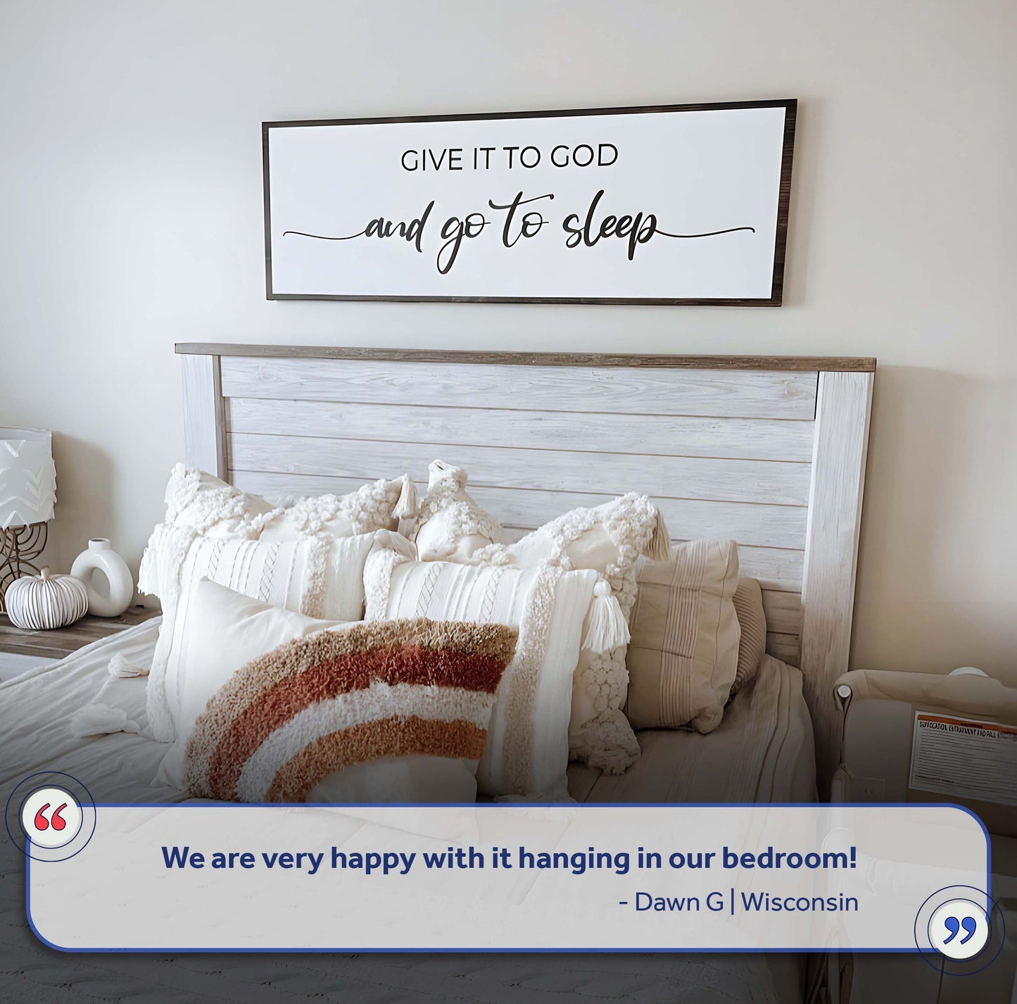 Give It to God Canvas Wall Art Sign