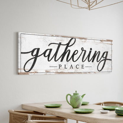 Gathering Place Kitchen Canvas Wall Art