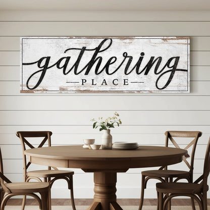Gathering Place Kitchen Canvas Wall Art