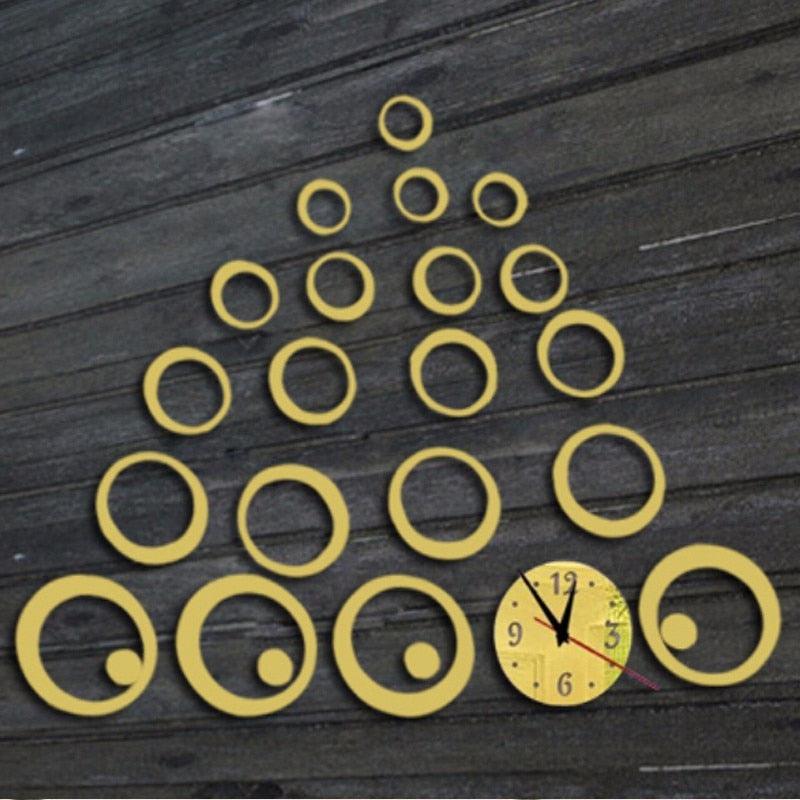 3D Acrylic Mirror Bubble Wall Clock