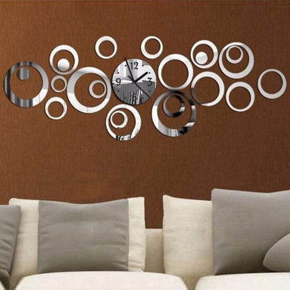 3D Acrylic Mirror Bubble Wall Clock